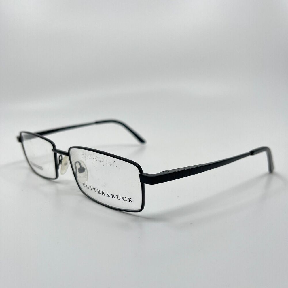 CUTTER & BUCK MUIRFIELD Black 53-16-140 S/Steel Frames Flex Hinges H6681‎